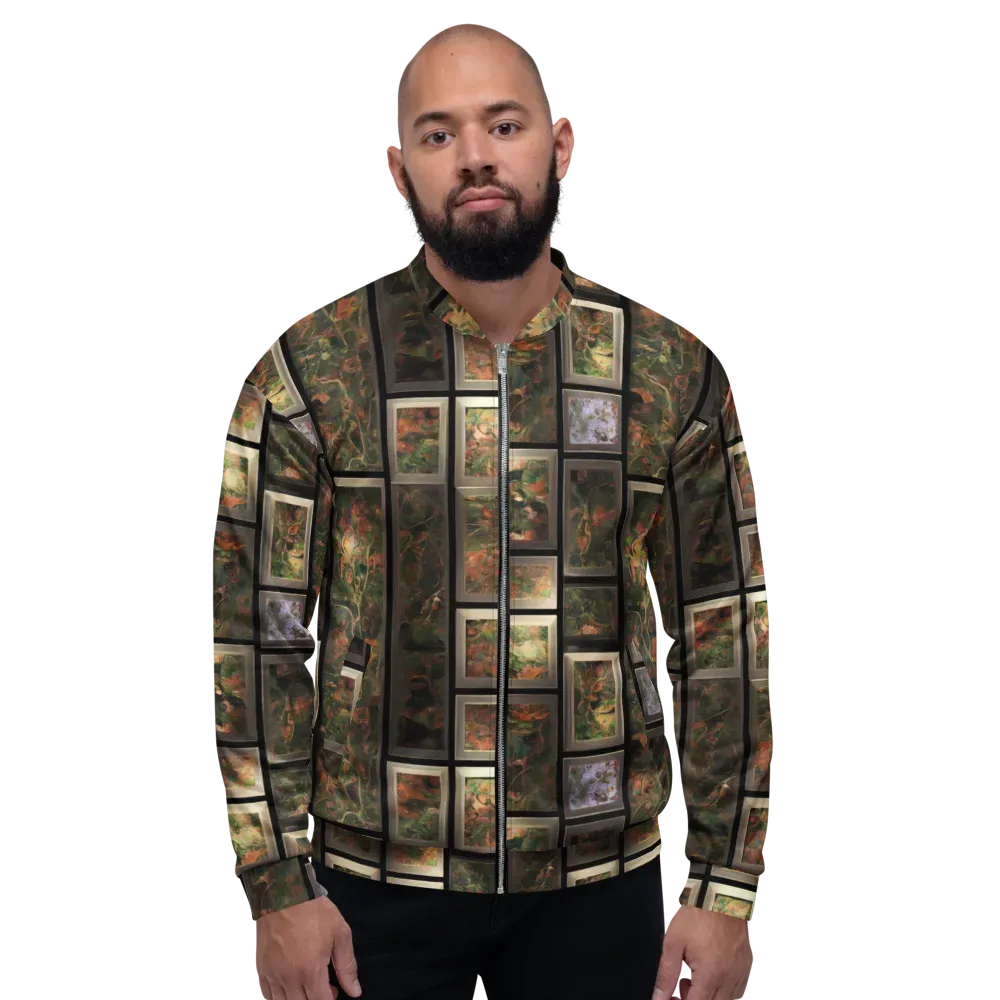 Curated Wilds on Bomber Jacket — Front