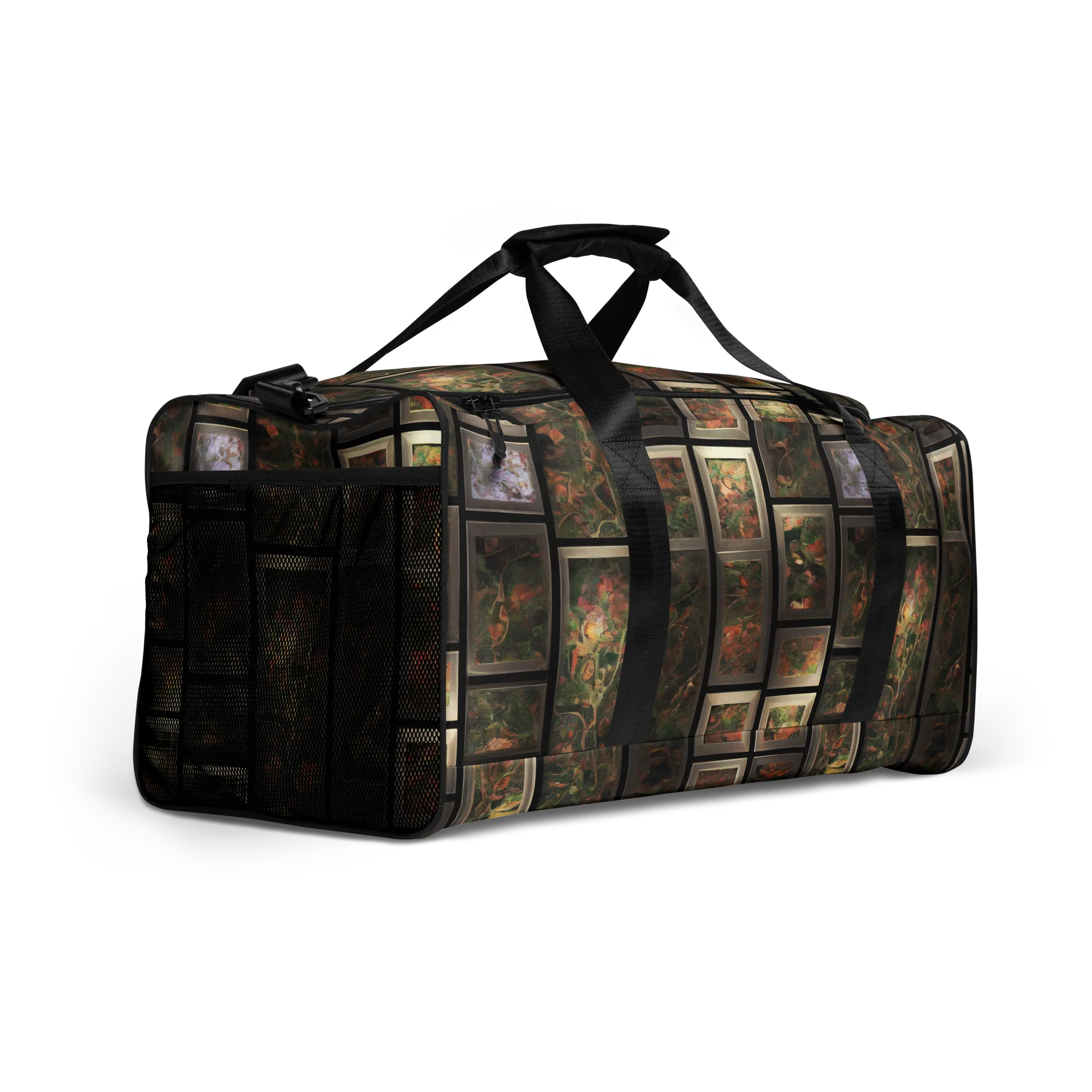 Curated Wilds on Duffle Bag — Front print