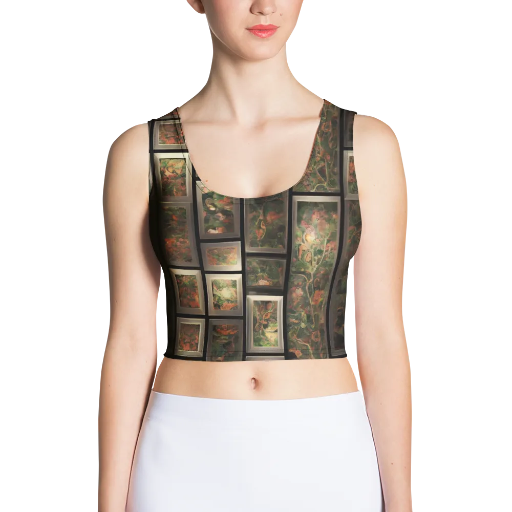 Curated Wilds on Crop Top — Front