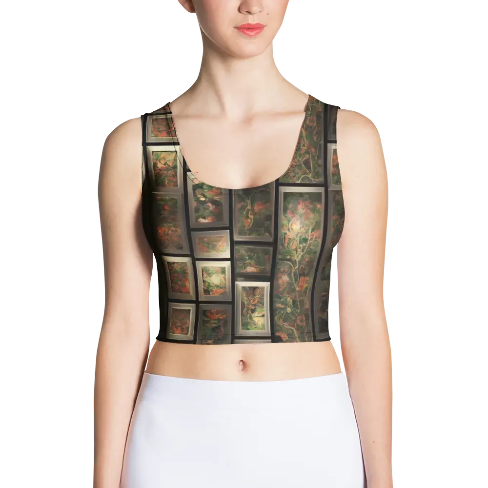 Curated Wilds on Crop Top — Front