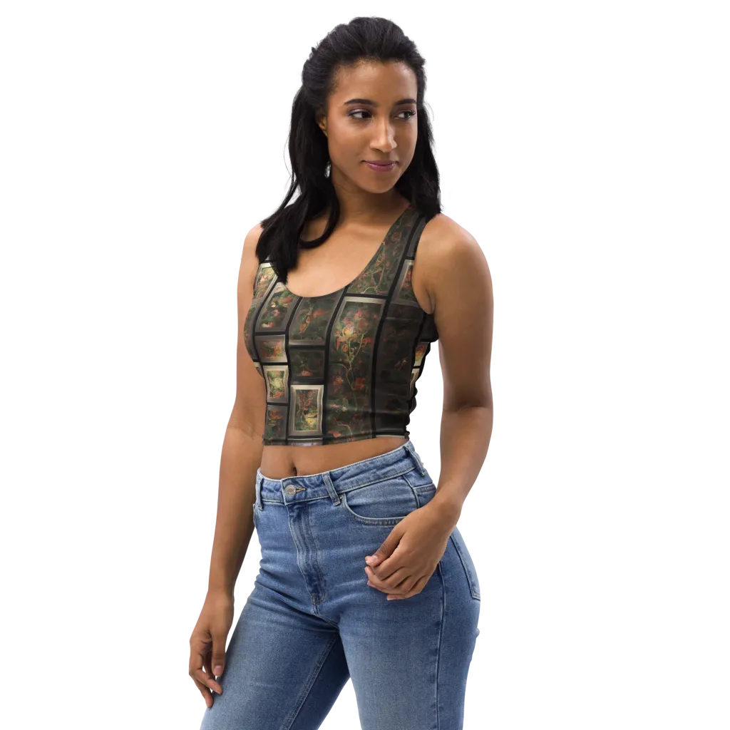 Curated Wilds on Crop Top — Print file
