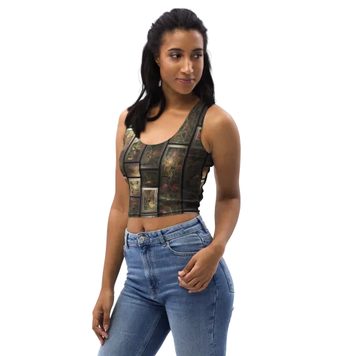 Curated Wilds on a Crop Top