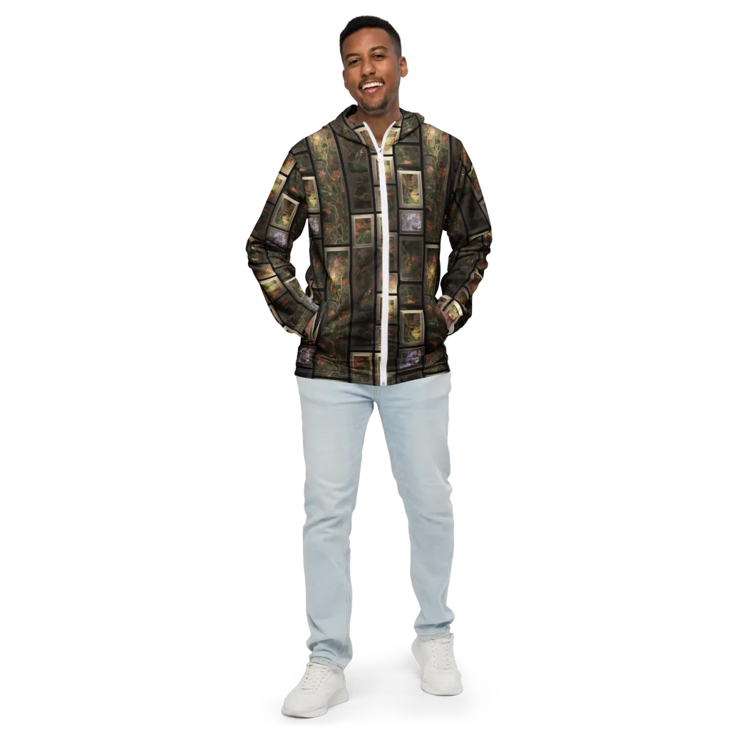 Curated Wilds on Men's Windbreaker — Front