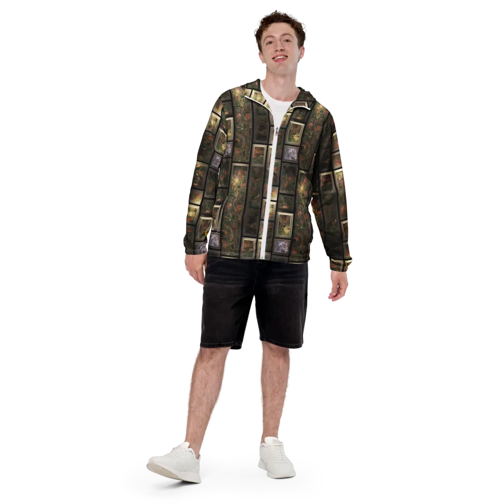 Curated Wilds on Men's Windbreaker — Front print