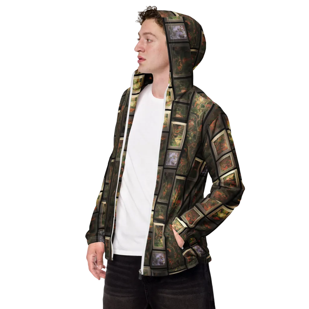 Curated Wilds on Men's Windbreaker — Left Front
