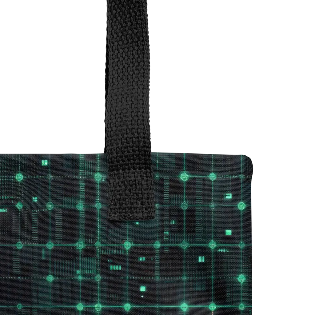 Neon Matrix on Tote Bag — Product details