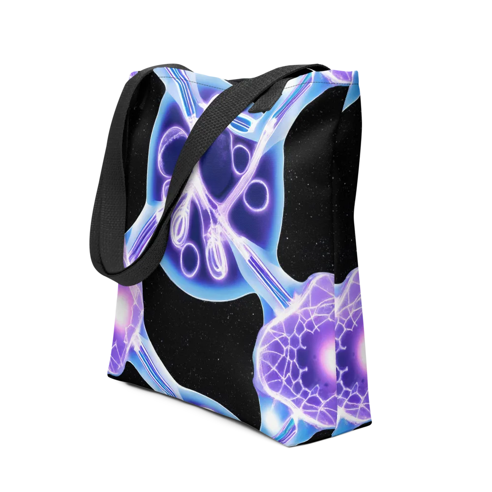 Neon Cellscape on Tote Bag — Print file