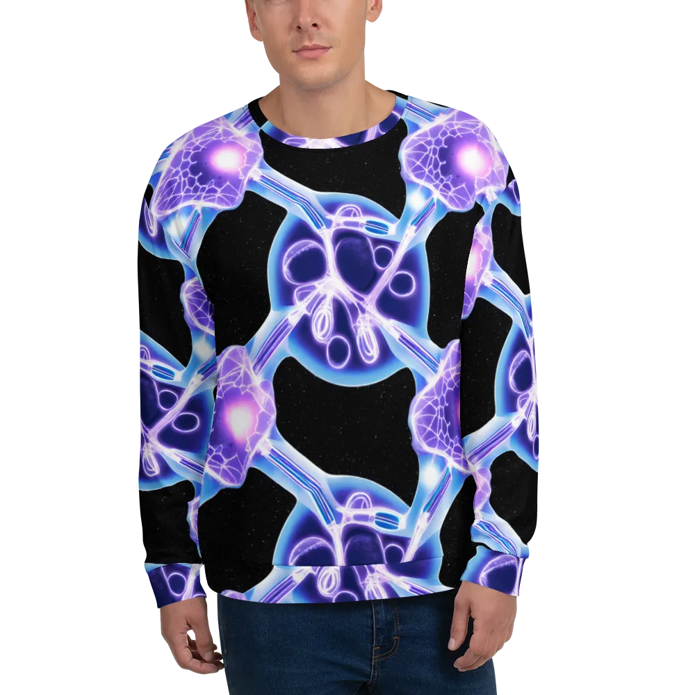 Neon Cellscape on Sweatshirt — Front