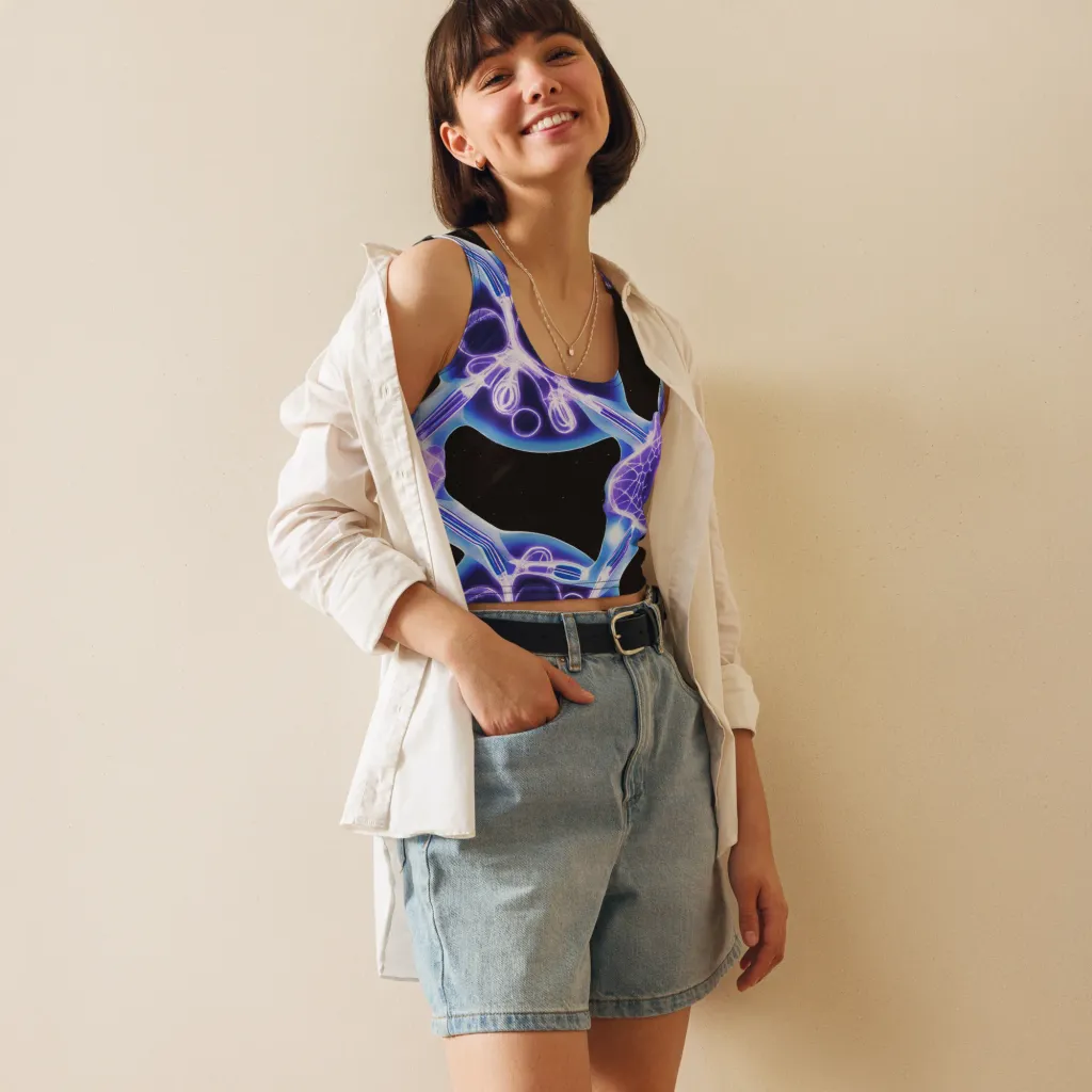 Neon Cellscape on Crop Top — Print file