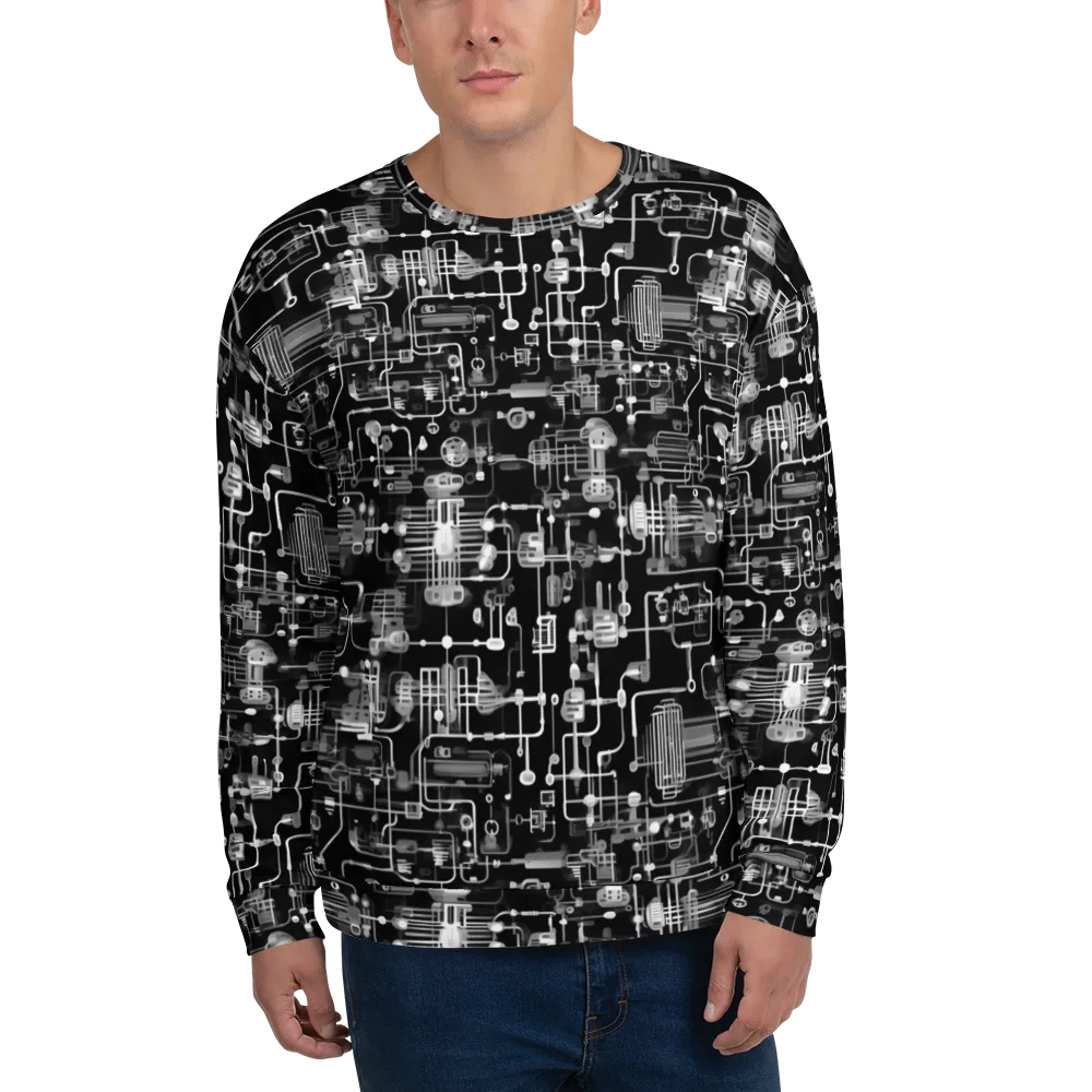 Noir Circuit on Sweatshirt — Front