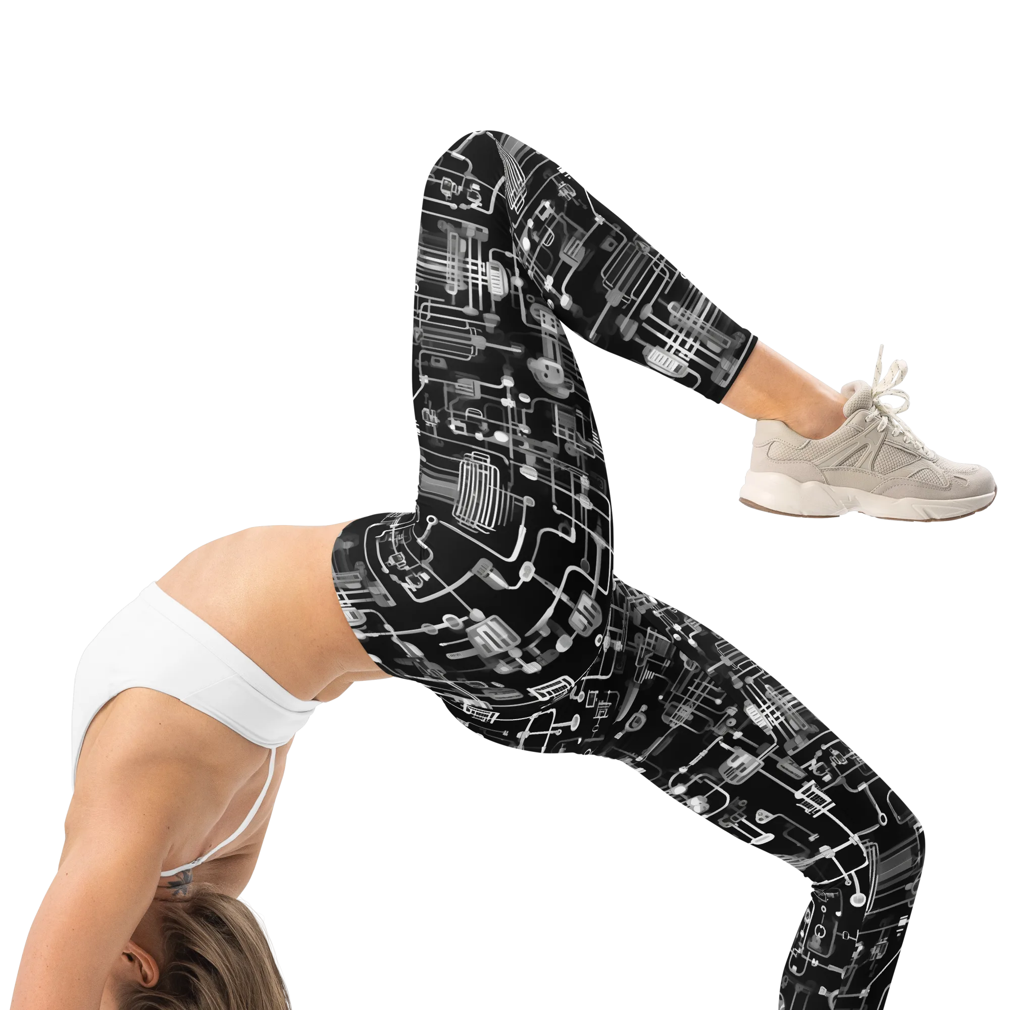 Noir Circuit on Leggings — Print file