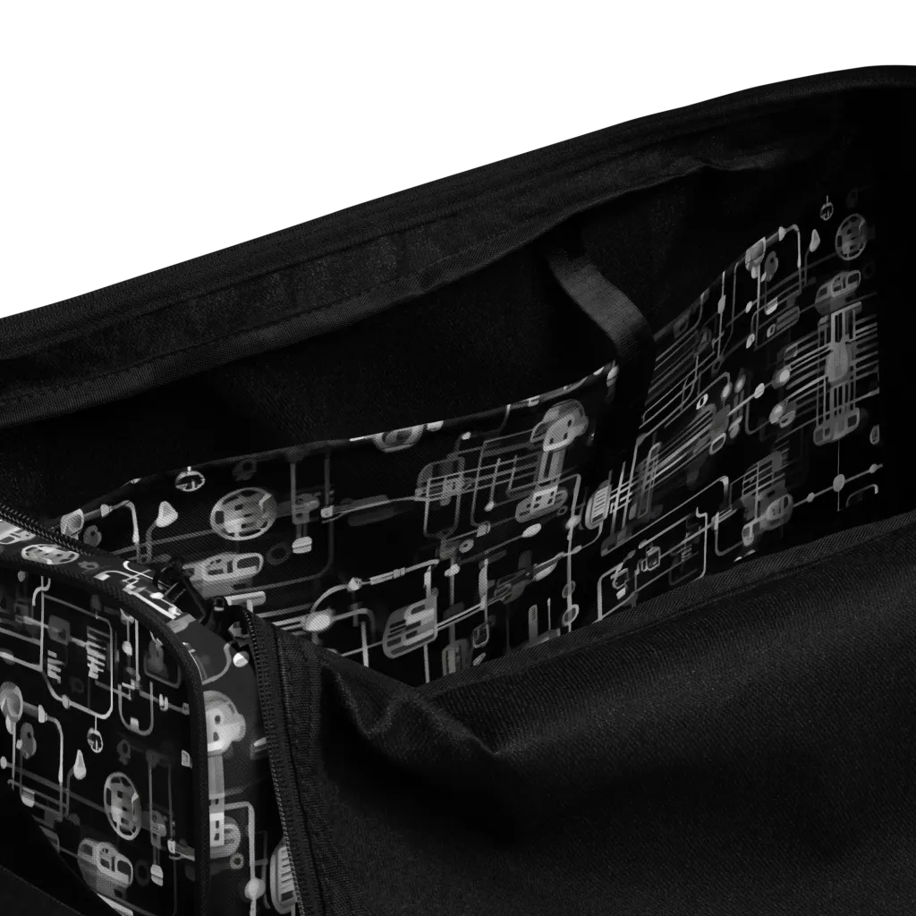 Noir Circuit on Duffle Bag — Product details
