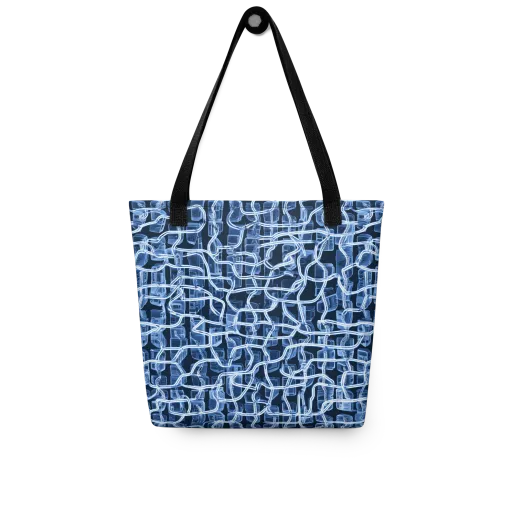 Midnight Circuitry on a Tote Bag