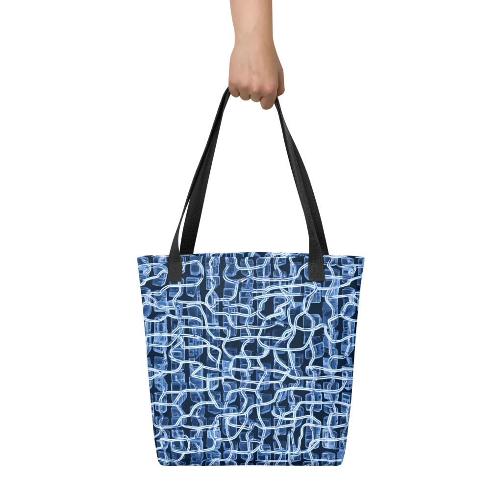 Midnight Circuitry on Tote Bag — Print file