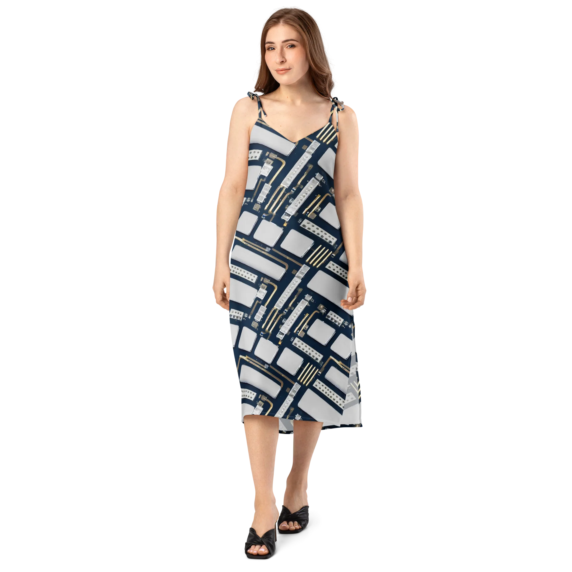 Aurum Interface on Slip Dress — Front