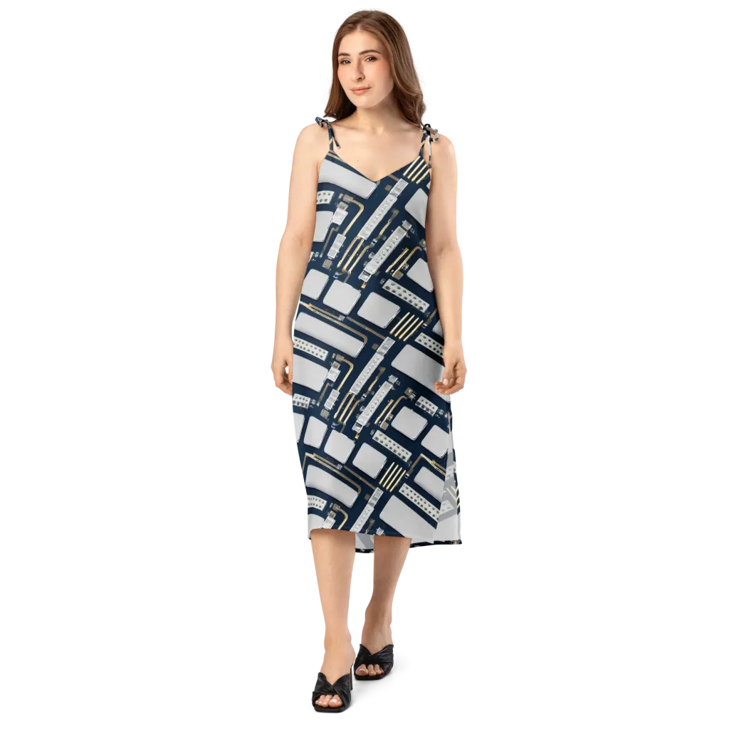 Aurum Interface on Slip Dress — Front