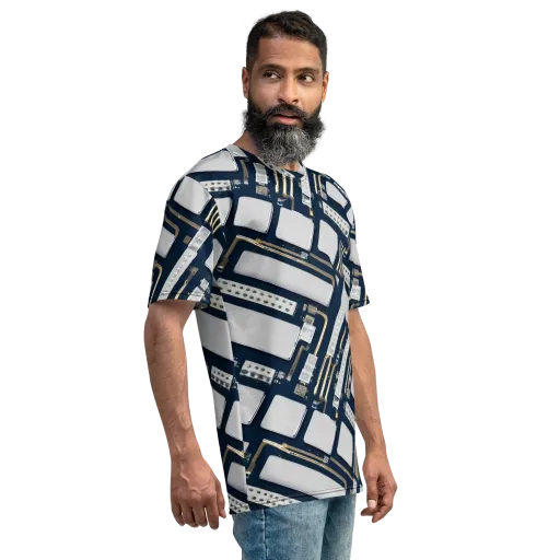 Aurum Interface on a Men's Crew Neck T-Shirt