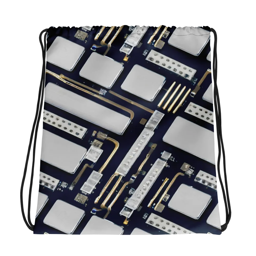 Aurum Interface on Drawstring Bag — Mockup