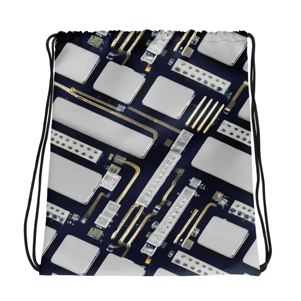 Aurum Interface on Drawstring Bag — Mockup