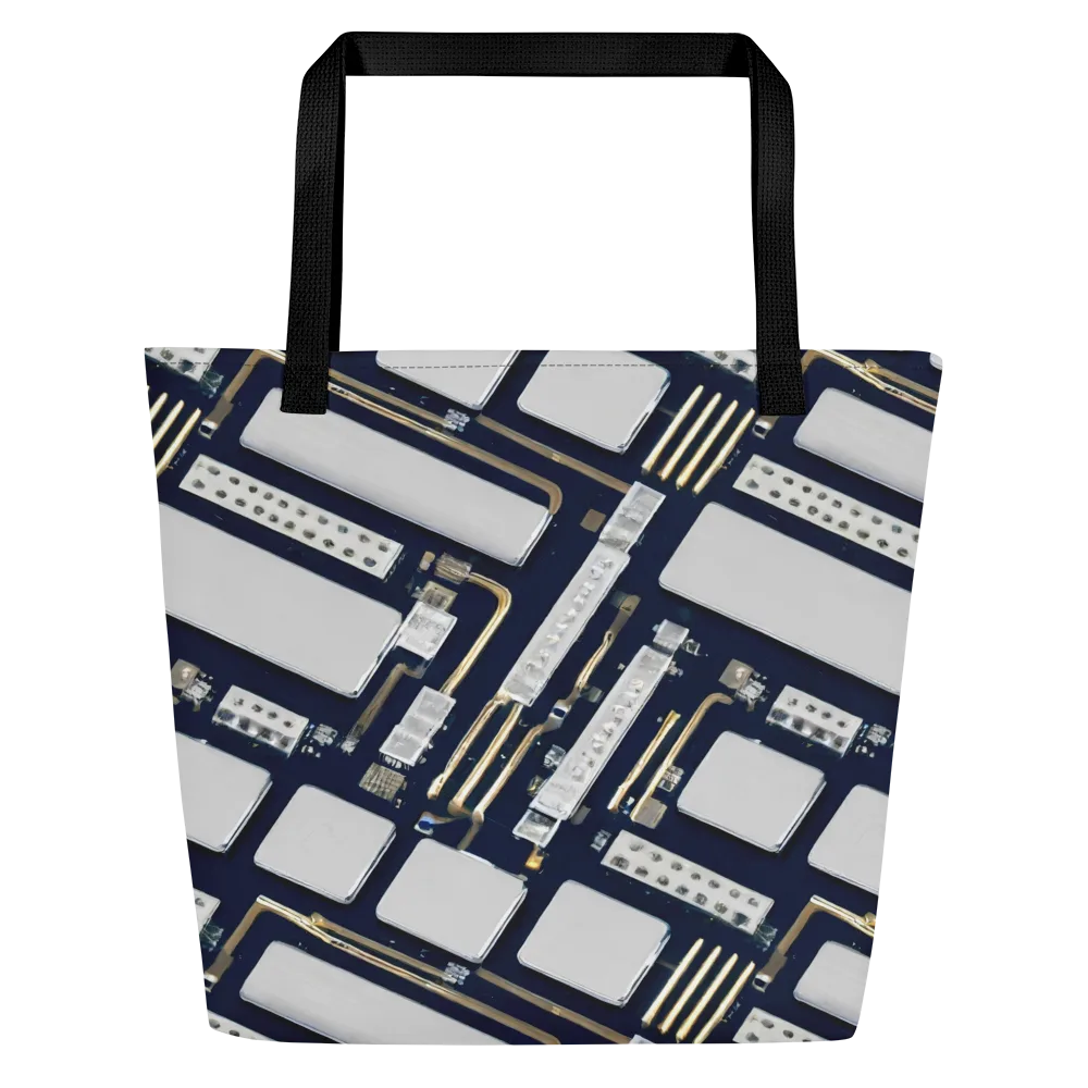 Aurum Interface on Large Tote Bag W/ Pocket — Front
