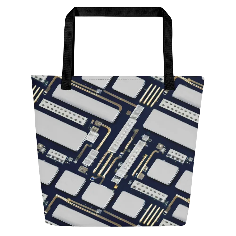 Aurum Interface on Large Tote Bag W/ Pocket — Front