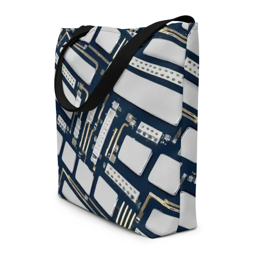 Aurum Interface on a Large Tote Bag W/ Pocket