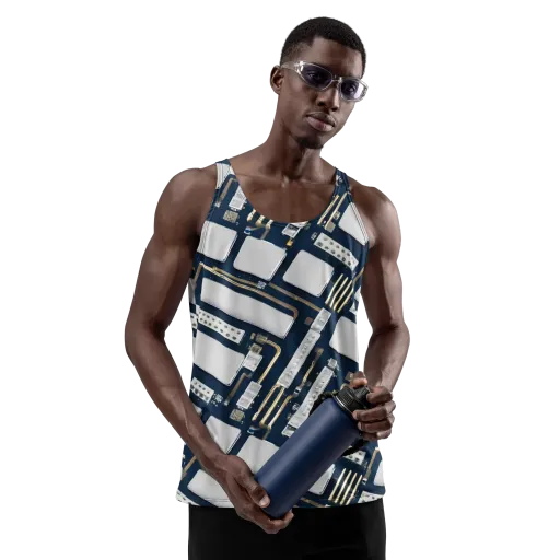 Aurum Interface on a Men's Tank Top