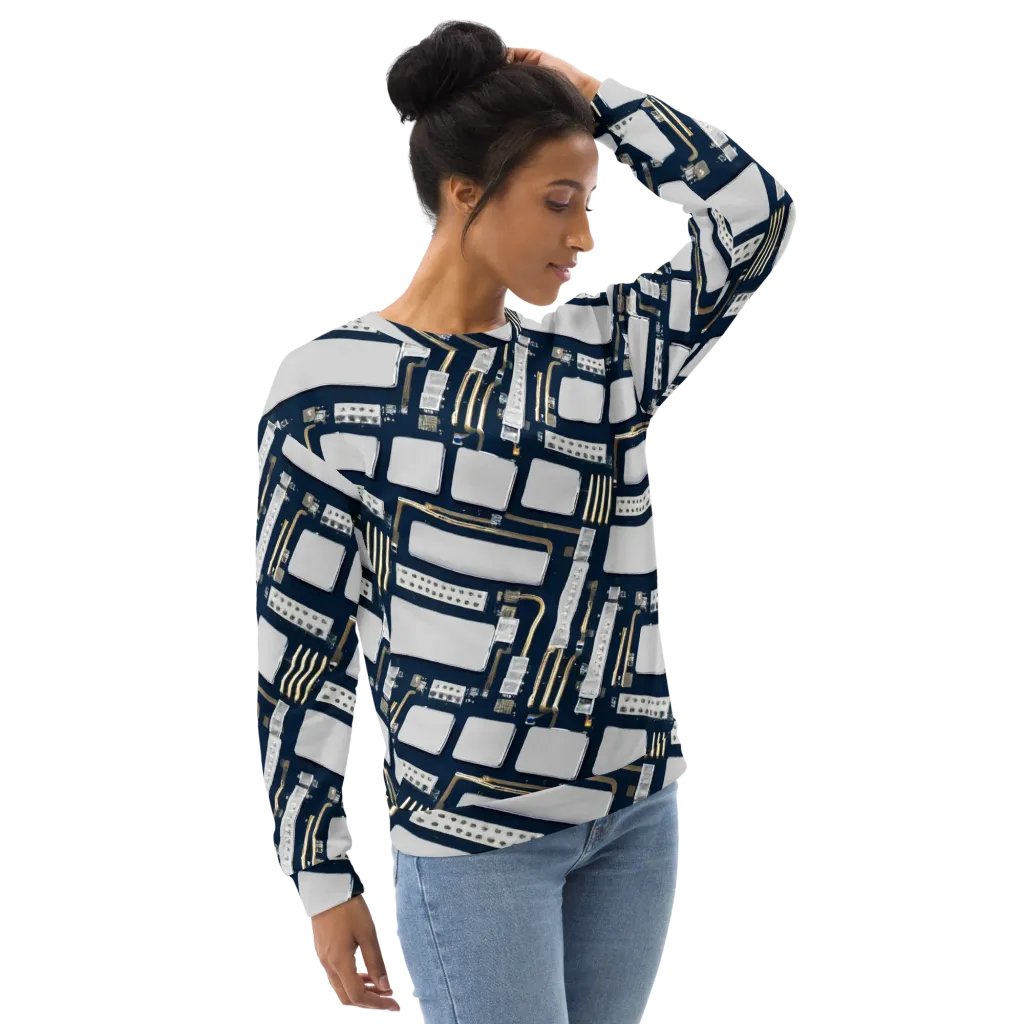 Aurum Interface on Sweatshirt — Right sleeve