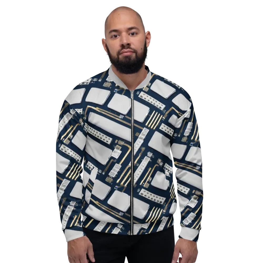Aurum Interface on Bomber Jacket — Front