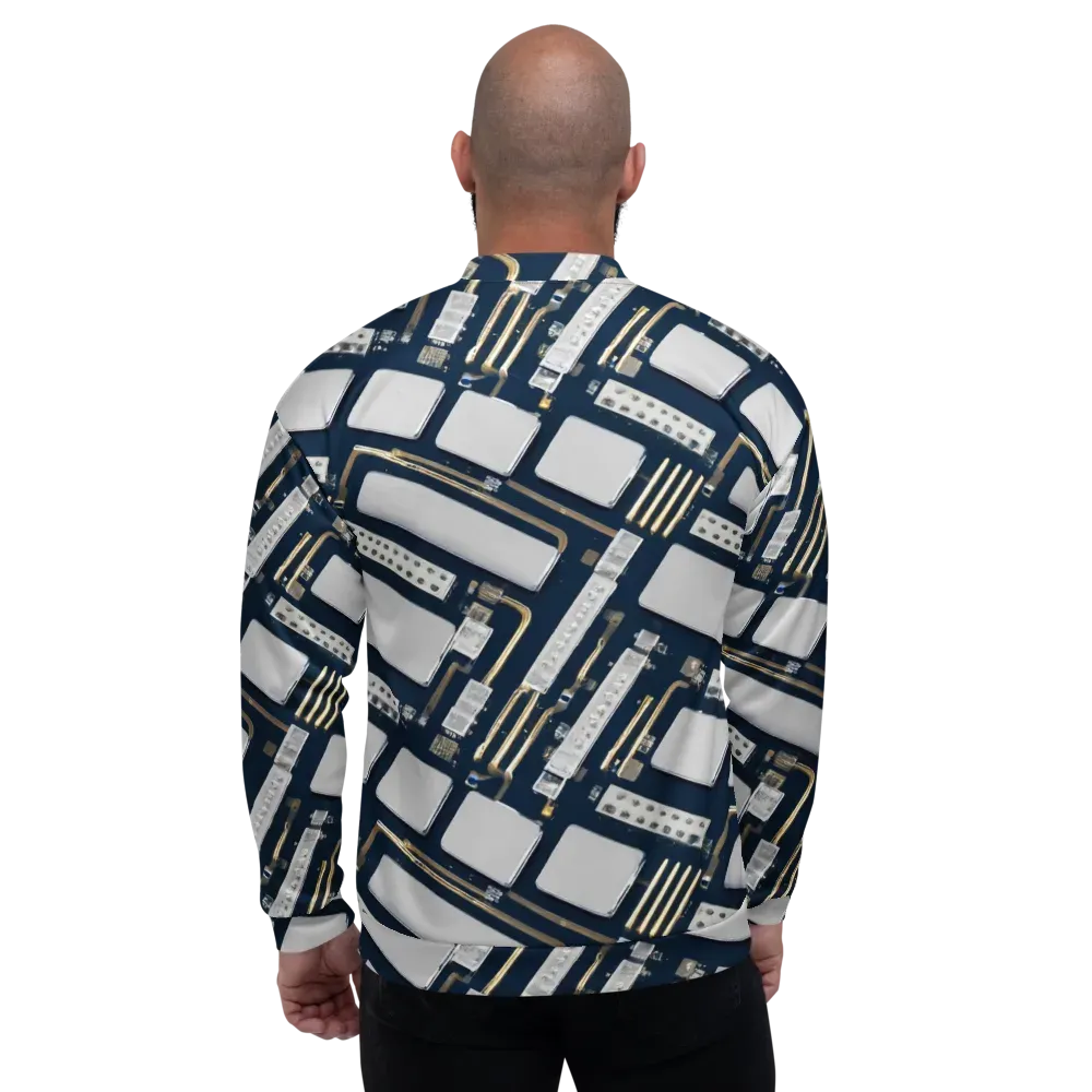 Aurum Interface on Bomber Jacket — Back