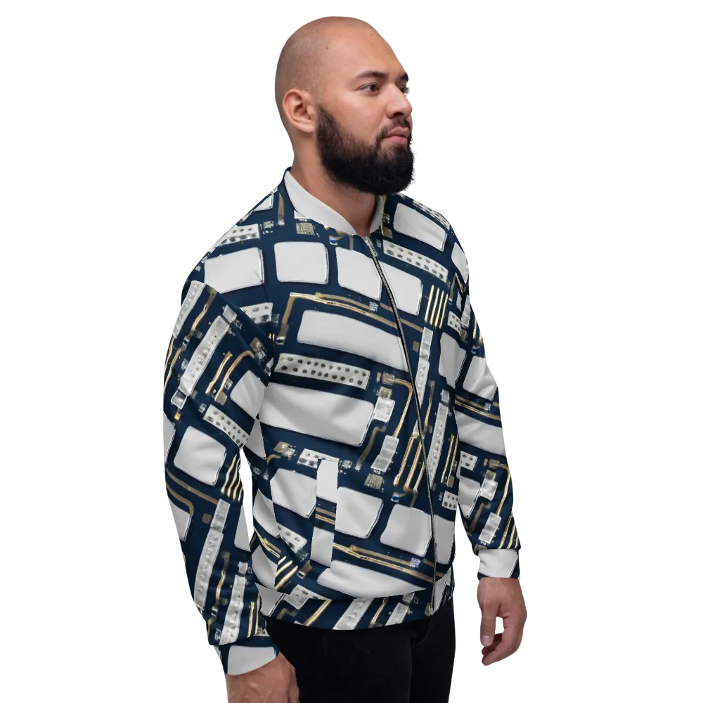 Aurum Interface on Bomber Jacket — Back print