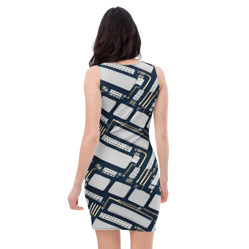 Aurum Interface on Bodycon Dress — Back