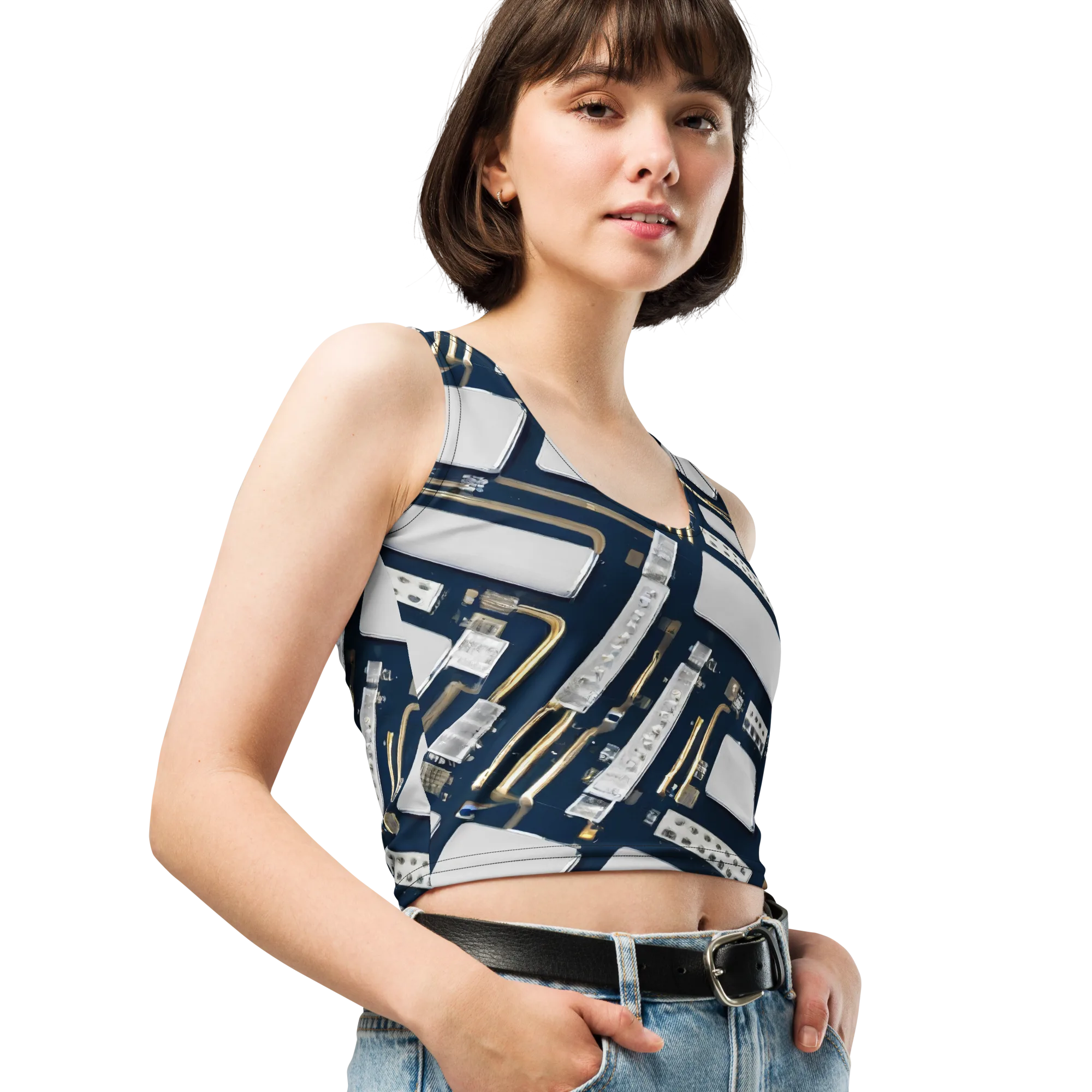 Aurum Interface on Crop Top — Print file