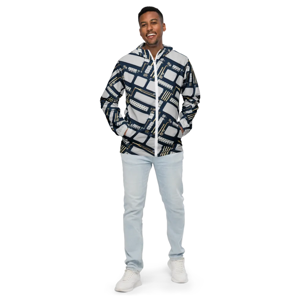 Aurum Interface on Men's Windbreaker — Front