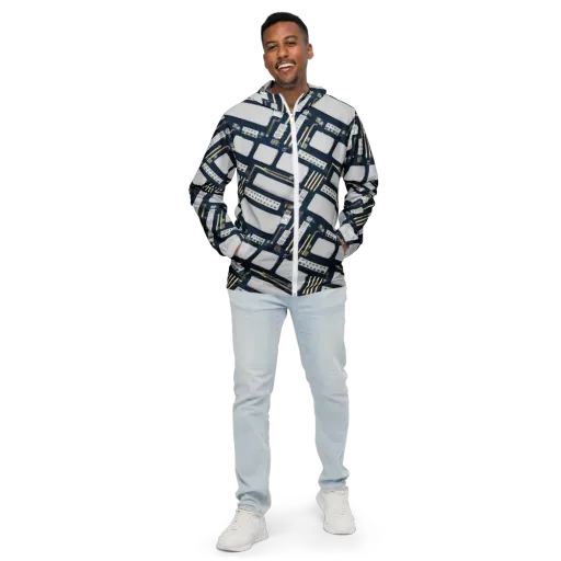 Aurum Interface on a Men's Windbreaker