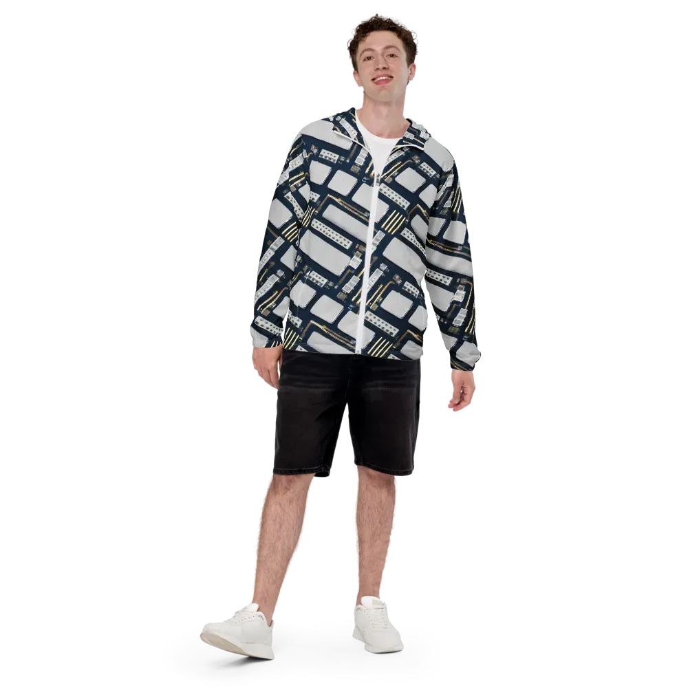 Aurum Interface on Men's Windbreaker — Back print
