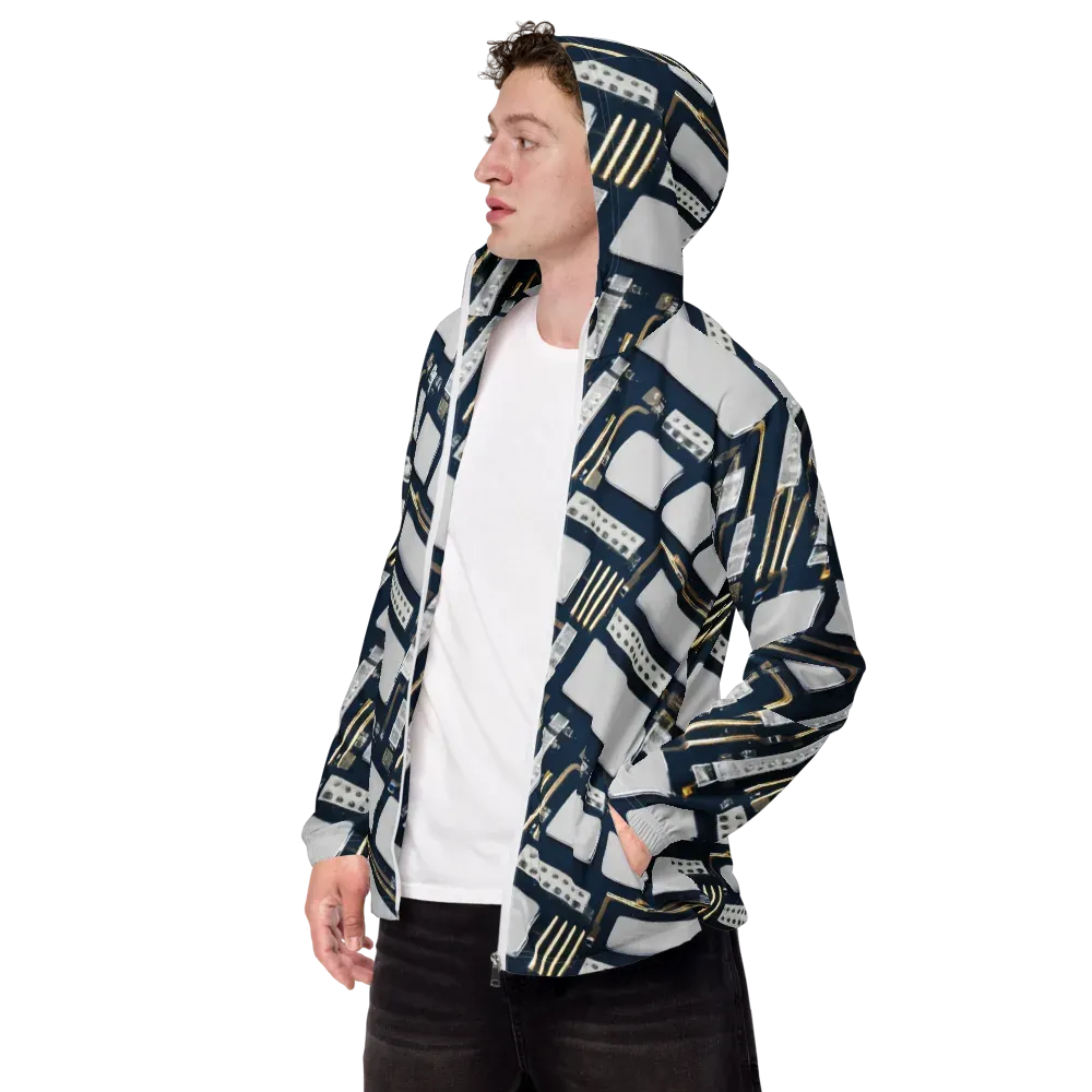 Aurum Interface on Men's Windbreaker — Left Front