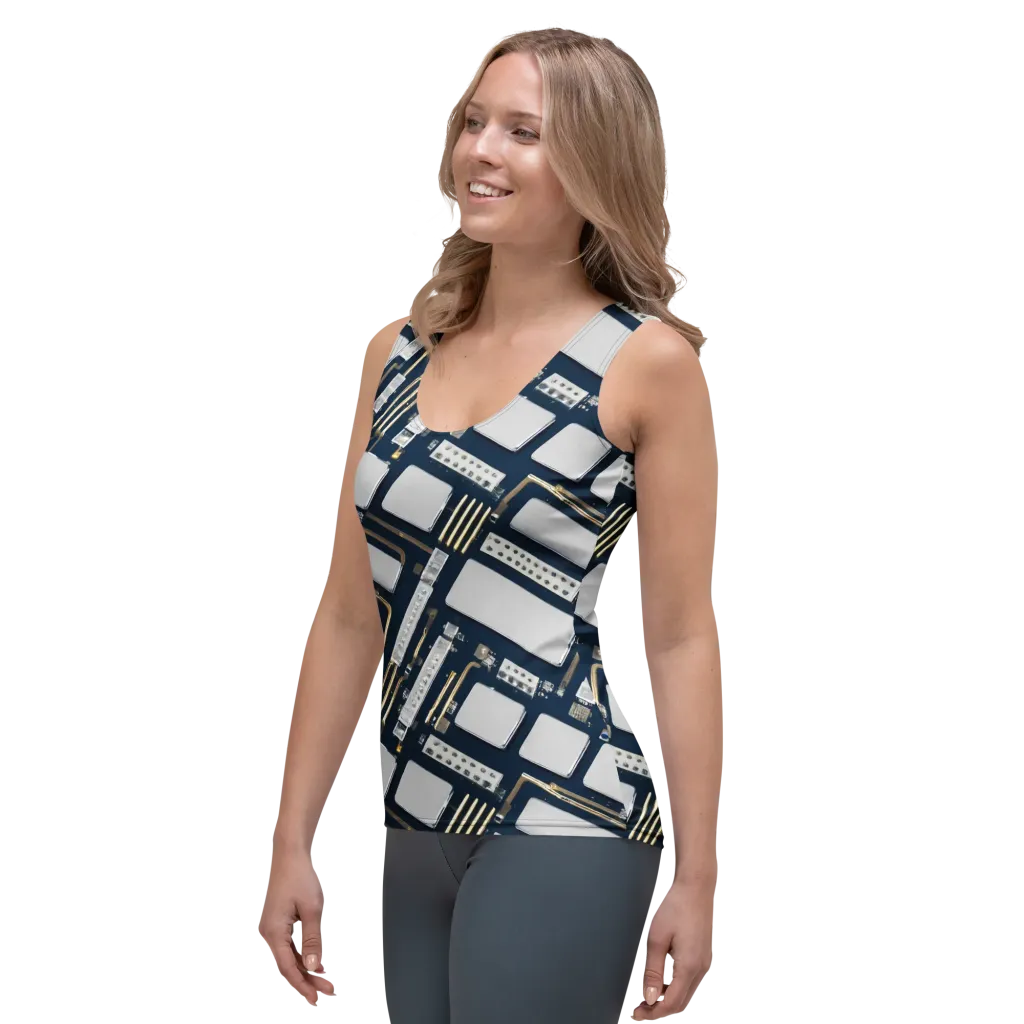 Aurum Interface on Women's Tank Top — Left Front