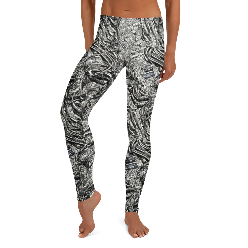 Chrome Labyrinth on Leggings — Print file