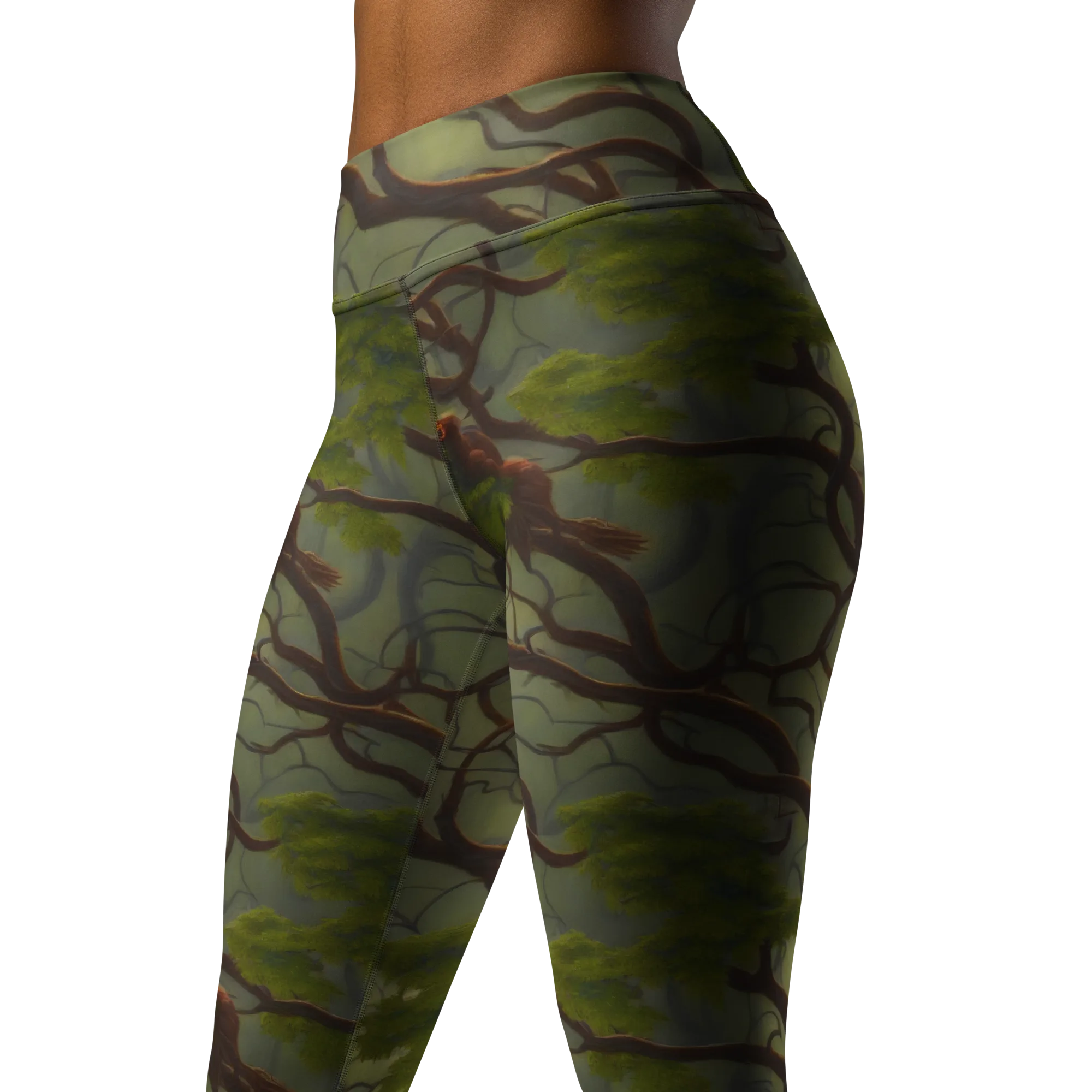 Mosslight Canopy on Yoga Leggings — Print file
