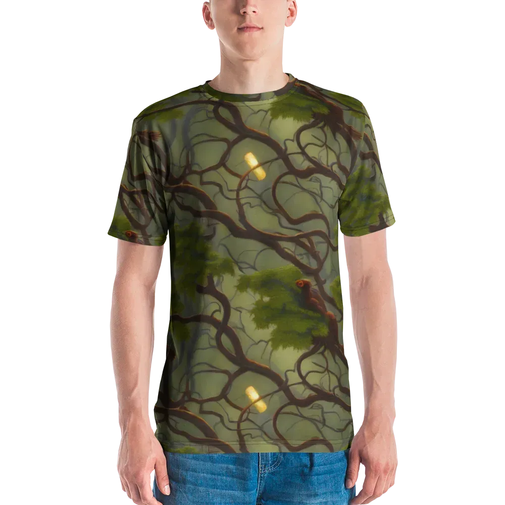 Mosslight Canopy on Men's Crew Neck T-Shirt — Front