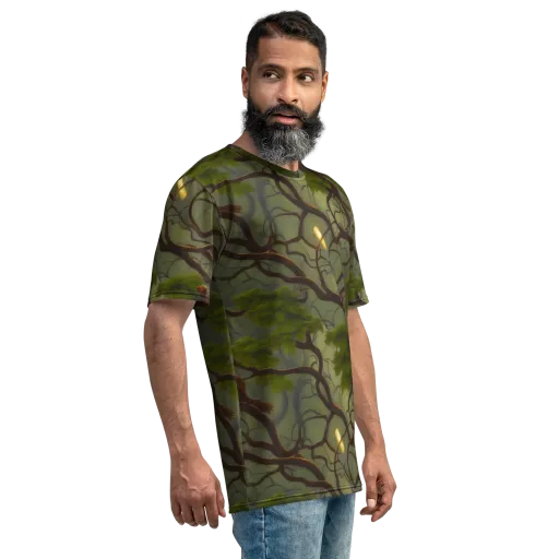 Mosslight Canopy on a Men's Crew Neck T-Shirt