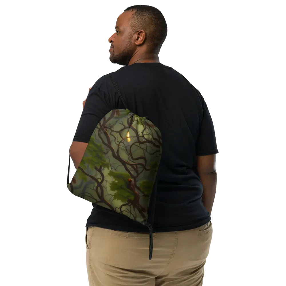 Mosslight Canopy on Drawstring Bag — Print file