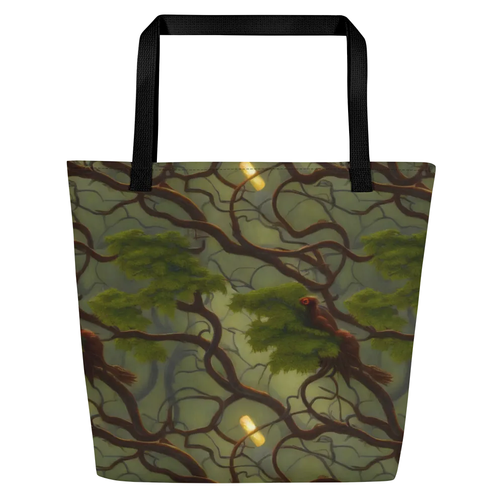 Mosslight Canopy on Large Tote Bag W/ Pocket — Front