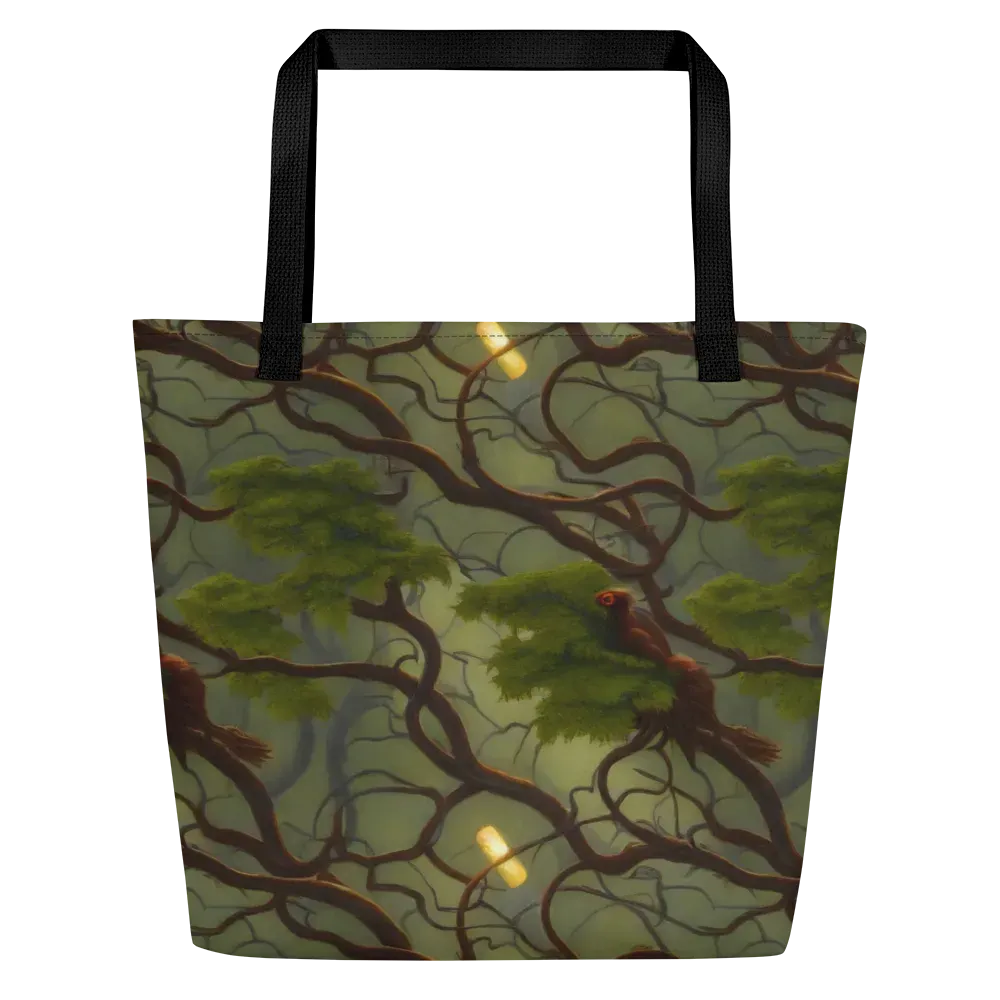 Mosslight Canopy on Large Tote Bag W/ Pocket — Front
