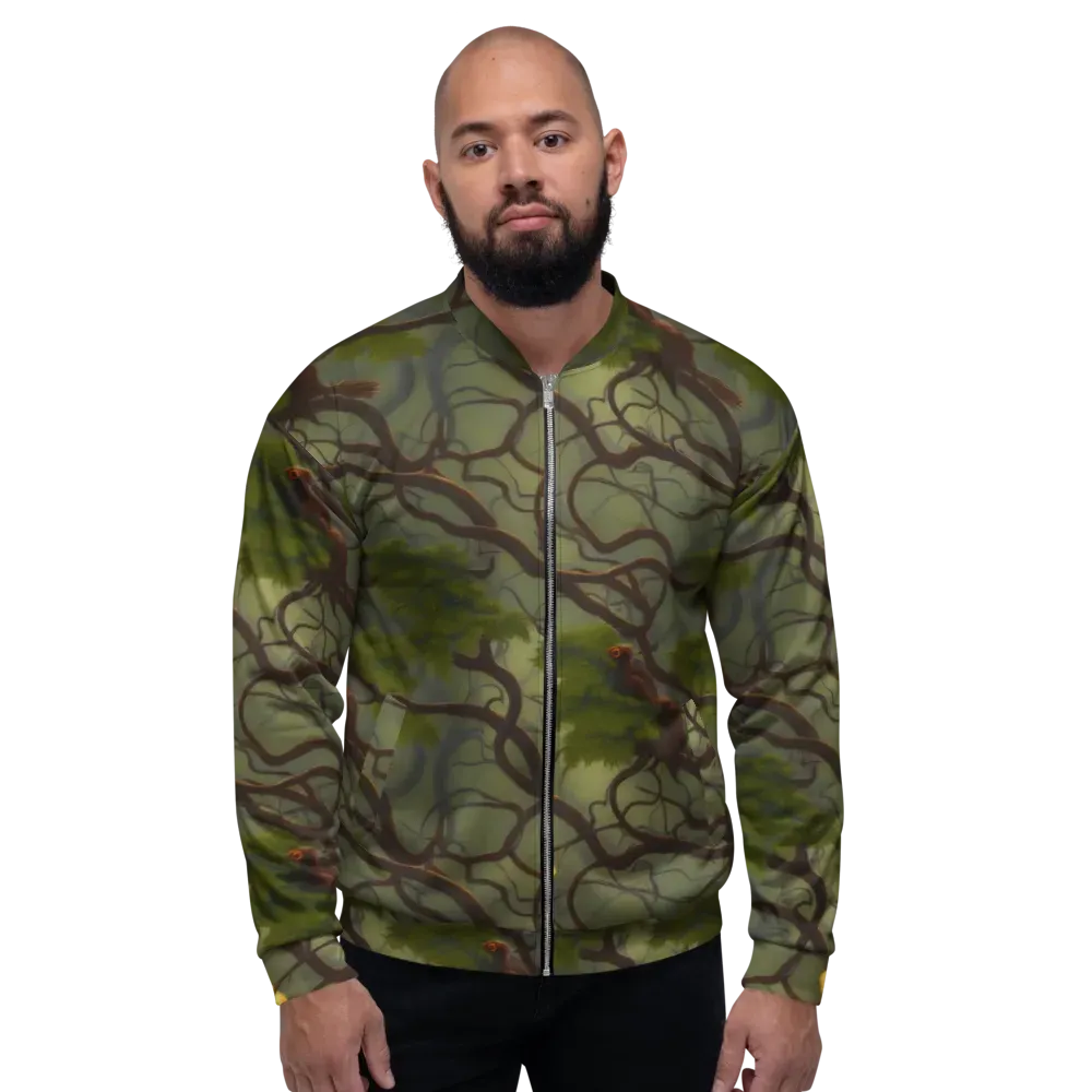 Mosslight Canopy on Bomber Jacket — Front