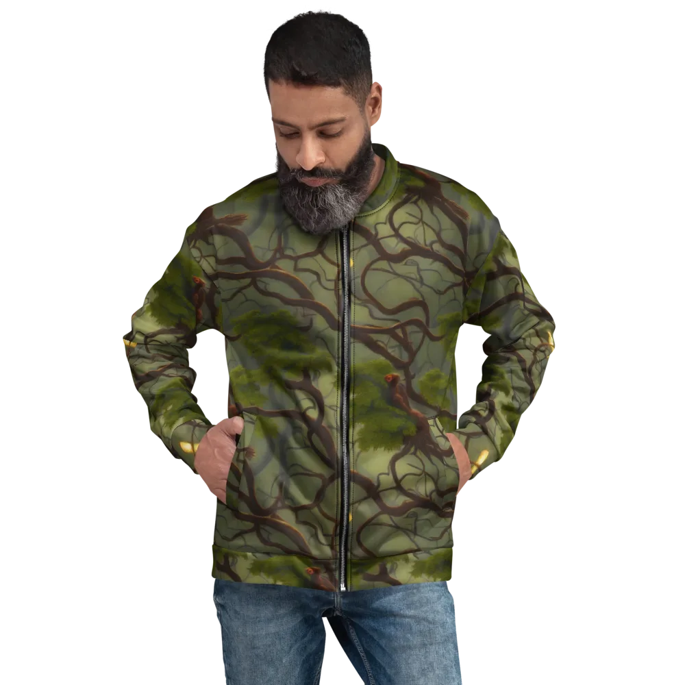 Mosslight Canopy on Bomber Jacket — Back print