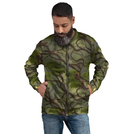 Mosslight Canopy on a Bomber Jacket
