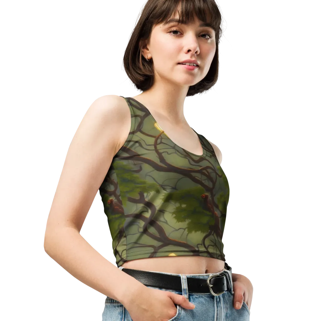 Mosslight Canopy on Crop Top — Print file