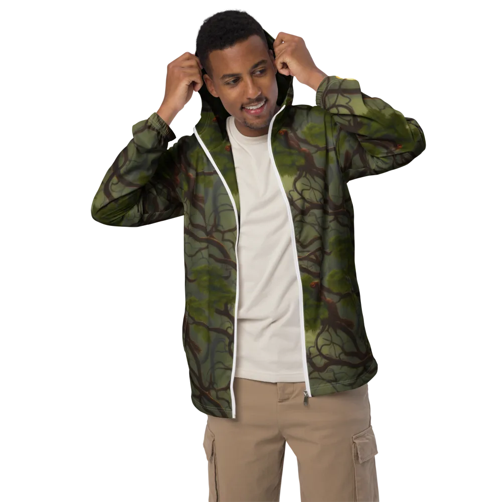 Mosslight Canopy on Men's Windbreaker — Front 2